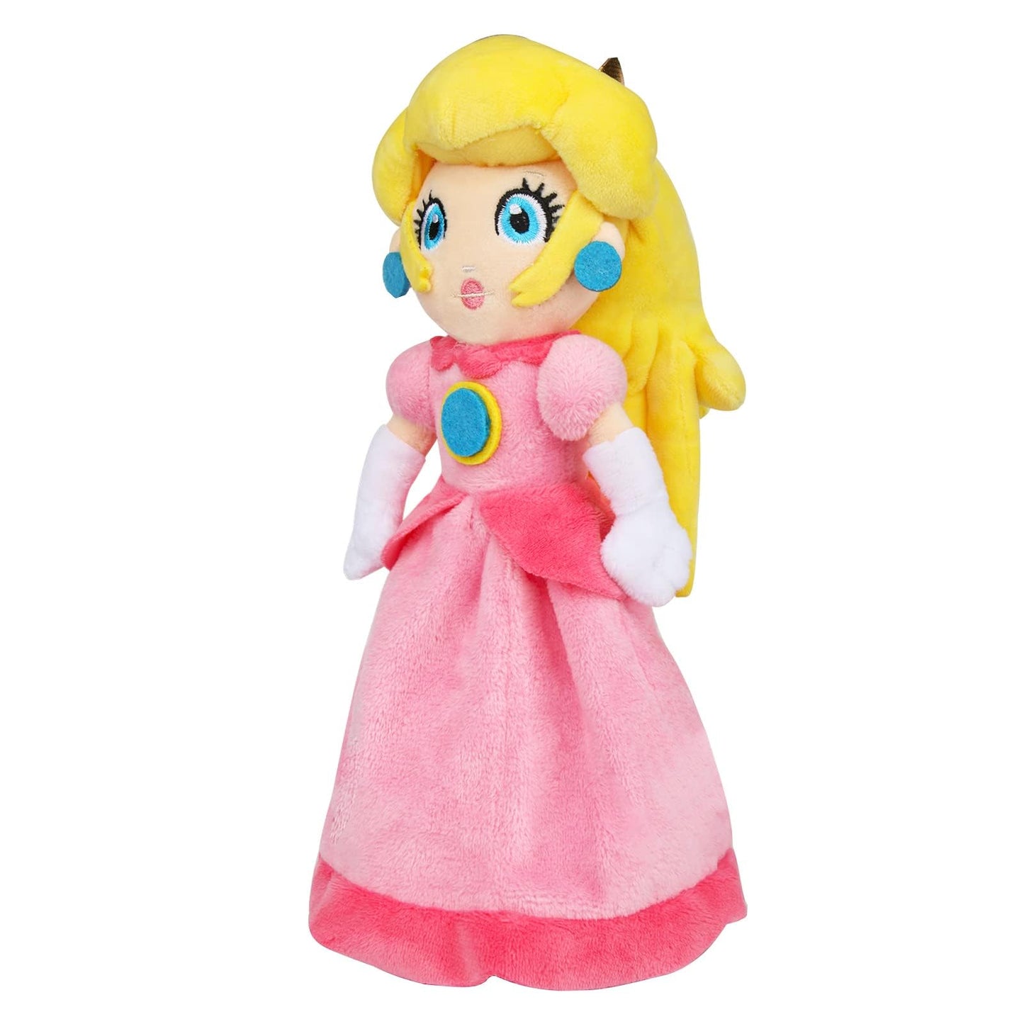Princess Peach Plush Toy - 10 Inch Soft Princess Peach Doll, Plush Toy Stuffed Character Collection, Gift for Kids Girls Movie Fans