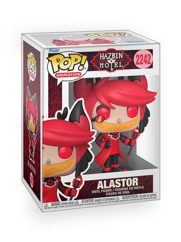 Epic Collectibles Pop Animation: Hazbin Hotel - Alastor Vinyl Figure Bundled with Box Protector Compatible for Funko