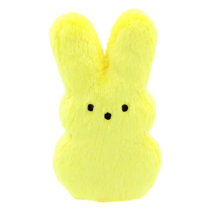 Animal Adventure | 15" Yellow Shaggy Bunny Peeps Plush | Easter Basket Stuffed Animals for Kids | Marshmallow Candy | Huggable Ultra Soft Plushie
