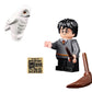 LEGO Harry Potter Minifigure Combo - Harry Potter, Hermione, Ron Weasley (with Wands and Display Stands)