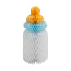 Fun Express Baby Bottles Honeycomb Centerpiece Blue - Party Decor - 3 Pieces