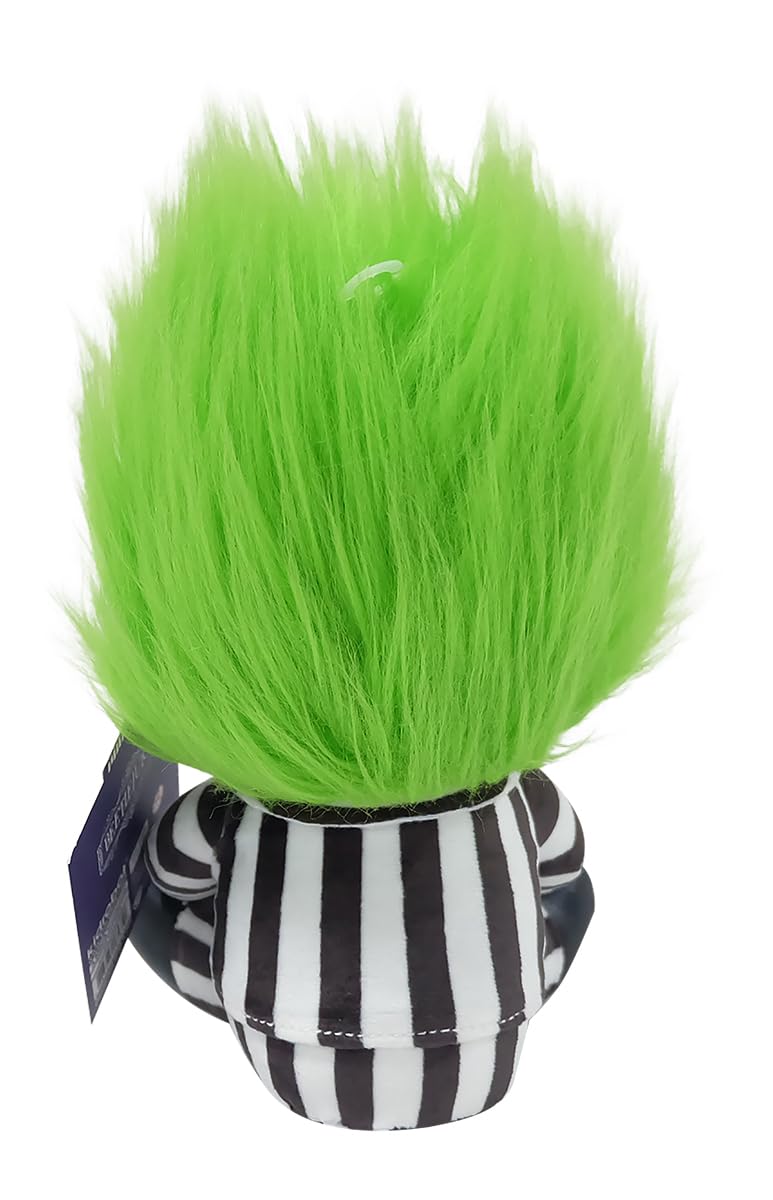 Beetlejuice Officially Licensed Movie Collectible Plush Stuffie - 7.5" Phunny Plush, Beetlejuice (1988) in Striped Outfit