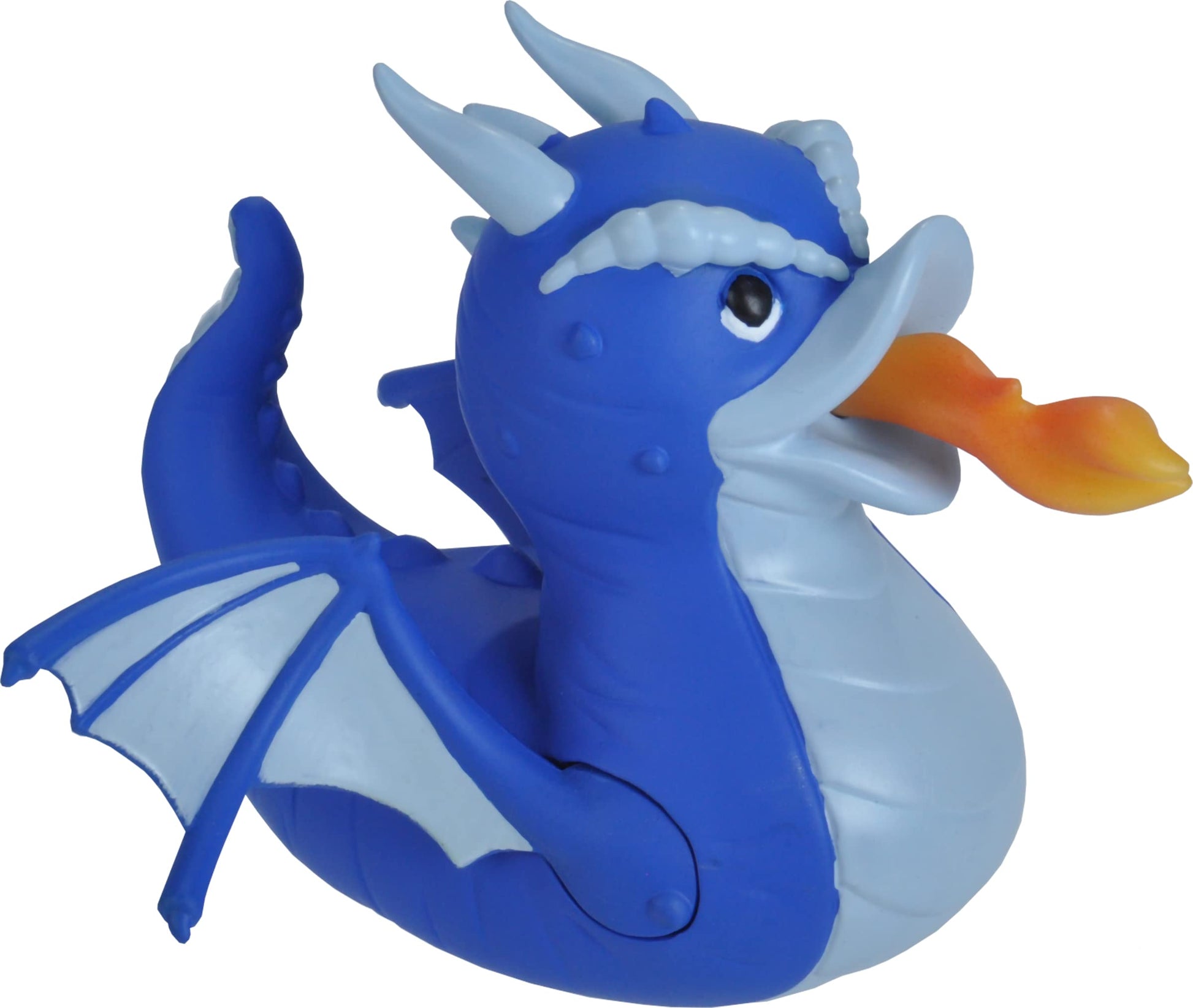 Wild Republic Rubber Duck Blue Dragon - 4"