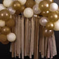 Gold Crepe Crepe Paper Roll Streamer - 81 ft (Pack Of 1) - Perfect For Parties, Decorations & Events