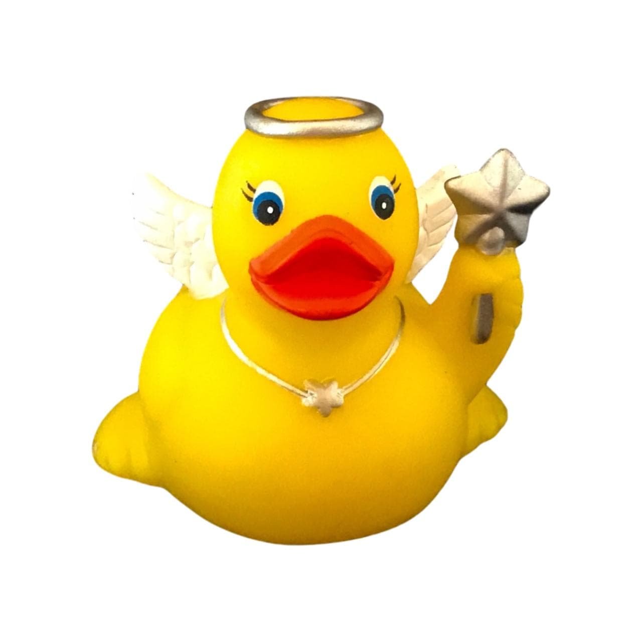 DUCKY CITY 3" Angel Rubber Duck [Floats Upright] - Baby Safe Bathtub Bathing Toy