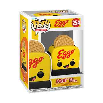 Funko Pop! AD Icon: Kellogg's - Eggo with Toaster - Collectable Vinyl Figure - Gift Idea - Official Merchandise - Toys for Kids & Adults - Ad Icons
