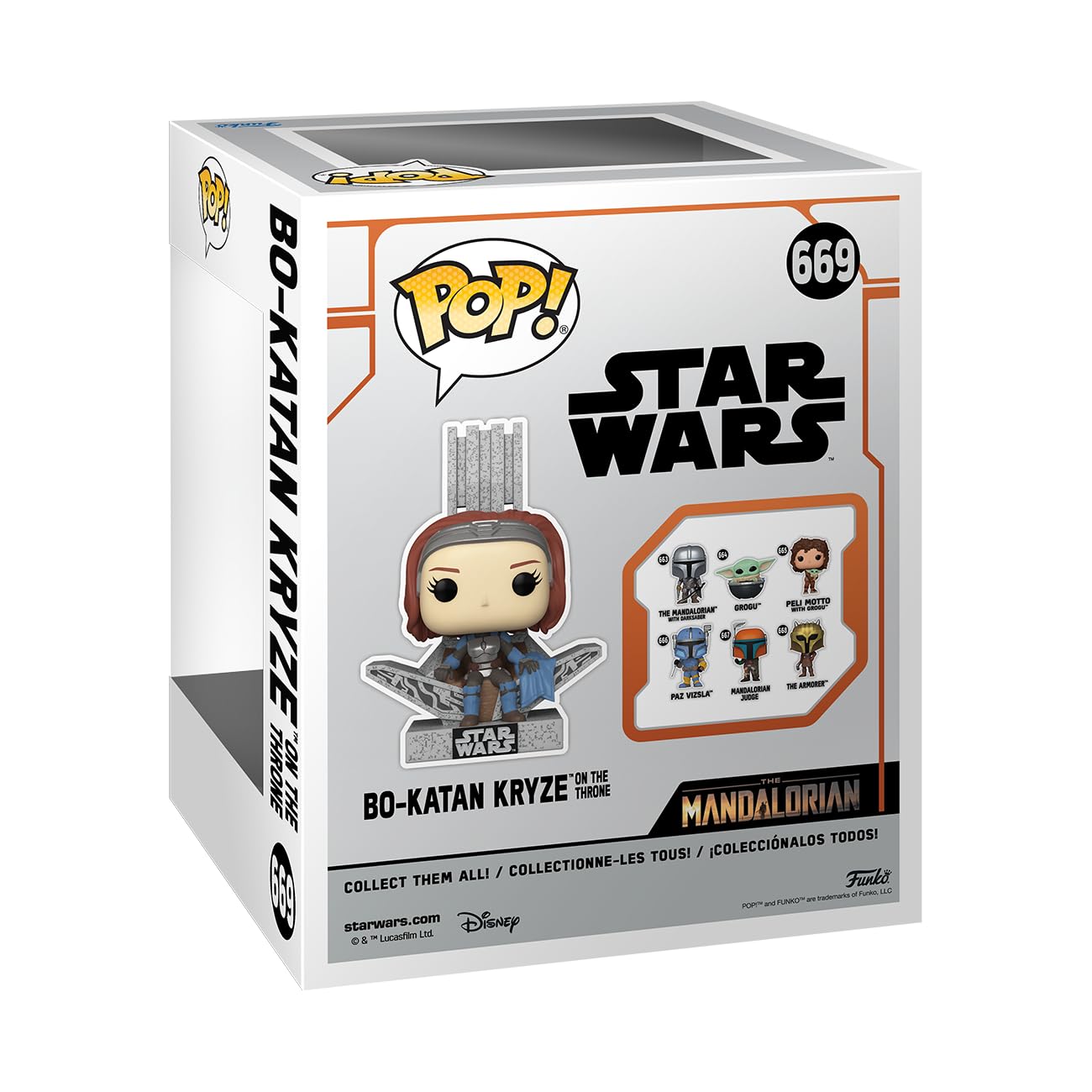 Funko POP! Deluxe: Star Wars: The Mandalorian - Bo-Katan with Throne