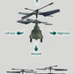 StrucToys RC Helicopter, S026H Dual-Rotor Transport Aircraft, 2.4G 3CH Remote Control Military Aerocraft Model (RTF Version/Army Green)