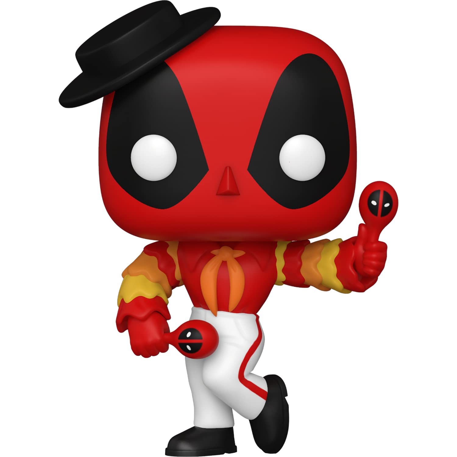 Funko Flamenco D e a d p o o l : P o p ! Vinyl Figurine Bundle with 1 Compatible 'ToysDiva' Graphic Protector (778-54656 - B)