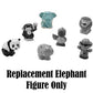 Replacement Part for Safari Playset - Fisher-Price Little People Share and Care Safari FHF35 - Includes 1 Elephant Figure