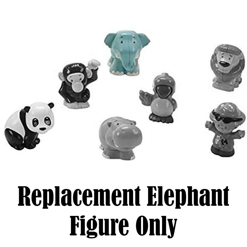 Replacement Part for Safari Playset - Fisher-Price Little People Share and Care Safari FHF35 - Includes 1 Elephant Figure