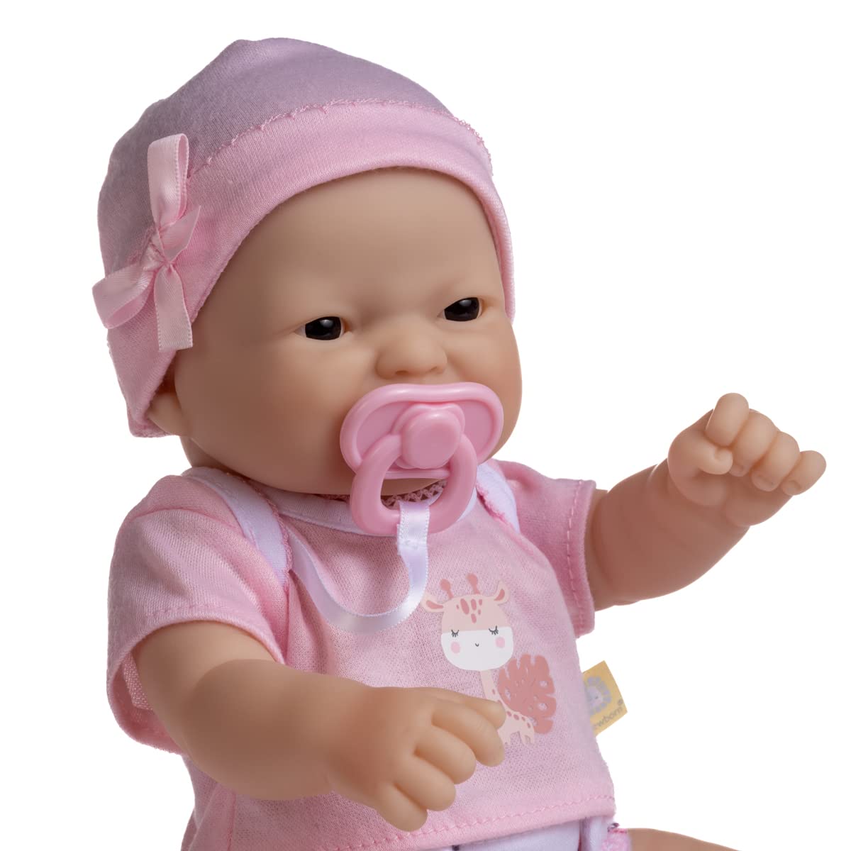 JC Toys - La Newborn Nursery | 7 Piece Doll Gift Set | 12" Life-Like Asian Doll with Accessories | Purple | Ages 2+ (18346)