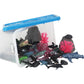 Animal Planet 45-Piece Ocean Animal Toy Set - Sea Life Figures with Sharks, Dolphins, Whales, Octopus, Coral, Rocks & Scenery for Kids Ages 3+