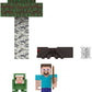 Mattel Minecraft Overworld Noob Adventure Pack Figures Accessories and Papercraft Blocks, Complete Play in a Box, Toy for Kids Ages 6 Years and Older