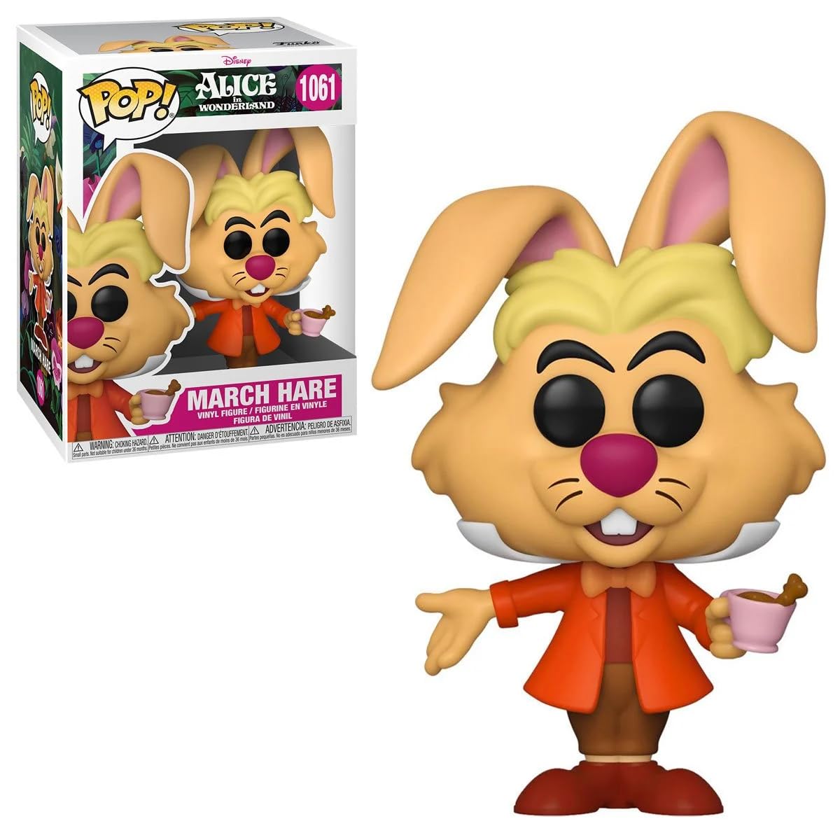 Funko POP Collectible Figure POP Disney: Alice in Wonderland 70th - March Hare Multicolor, 3.75 inches,55737