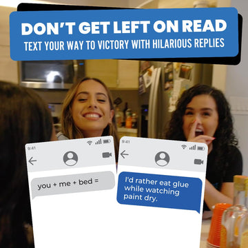 Viral Studios Left on Read - Hilarious Text Message Party Game for Adults | 500 Cards, Fast-Paced Group Fun for Game Nights, Parties, and College
