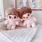 niannyyhouse 4 Inch Plush Doll Body, Humanoid Stuffed Toy with Glossy Finish, Skeleton Design, 10cm (5-with Skeleton)