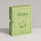 WS Game Company Trouble Vintage Bookshelf Edition, Linen Wrapped Book Box & Slipcase, Pop-O-Matic Die Roller, Classic Board Games for Kids & Adults