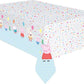 Peppa Pig Confetti Party Plastic Table Cover - 54" x 96" (1 Piece) - Vibrant Multicolor Design, Durable & Easy Clean - Perfect For Themed Parties