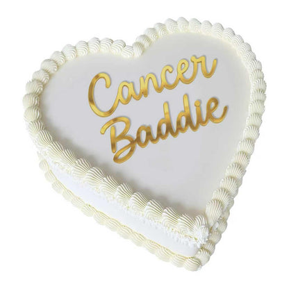 Cancer Baddie Cake Topper - Zodiac Birthday Cake Decoration for Cancer Girl, Cute Heart Shape Gen Z Aesthetic Party Decor (Cancer Baddie)
