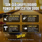 Sun-Glo Speed #1 Super Glide Shuffleboard Powder - Fastest Wax for Long & Pro Tables - Silicone Bead Shuffleboard Sand - Smooth Glide, Tournament