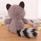 Xshelley 9.8inch Raccoon Stuffed Animal Plush Toy Raccoon Plushie Woodland Toy Soft Animal Doll,Cute Toy Gifts for Boys and Girls