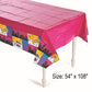 Superhero Girl Tablecloth - 54" x 108" | Plastic | Pop Superhero Design | 1 Pc.