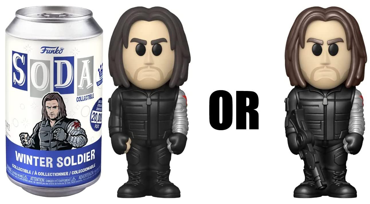 Funko Marvel Vinyl Soda Winter Soldier Figure [1 RANDOM Figure, Look For The Chase!]