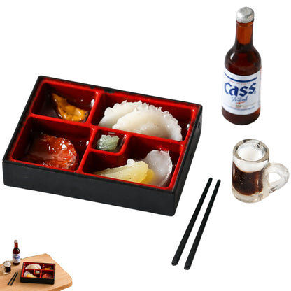 1 Set Dollhouse Miniature Fast Food, 1:12 Scale DIY Accessories for Ramen and Asian Food Lovers, Cute Kitchen and Home Office Decor