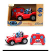 Jada Toys 1:32 RC Disney Stitch Buggy - Simple Function Remote Control Car with Built-in Stitch Figure and 5.5" Body - Kid-Friendly RC Vehicle