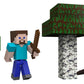 Mattel Minecraft Overworld Noob Adventure Pack Figures Accessories and Papercraft Blocks, Complete Play in a Box, Toy for Kids Ages 6 Years and Older