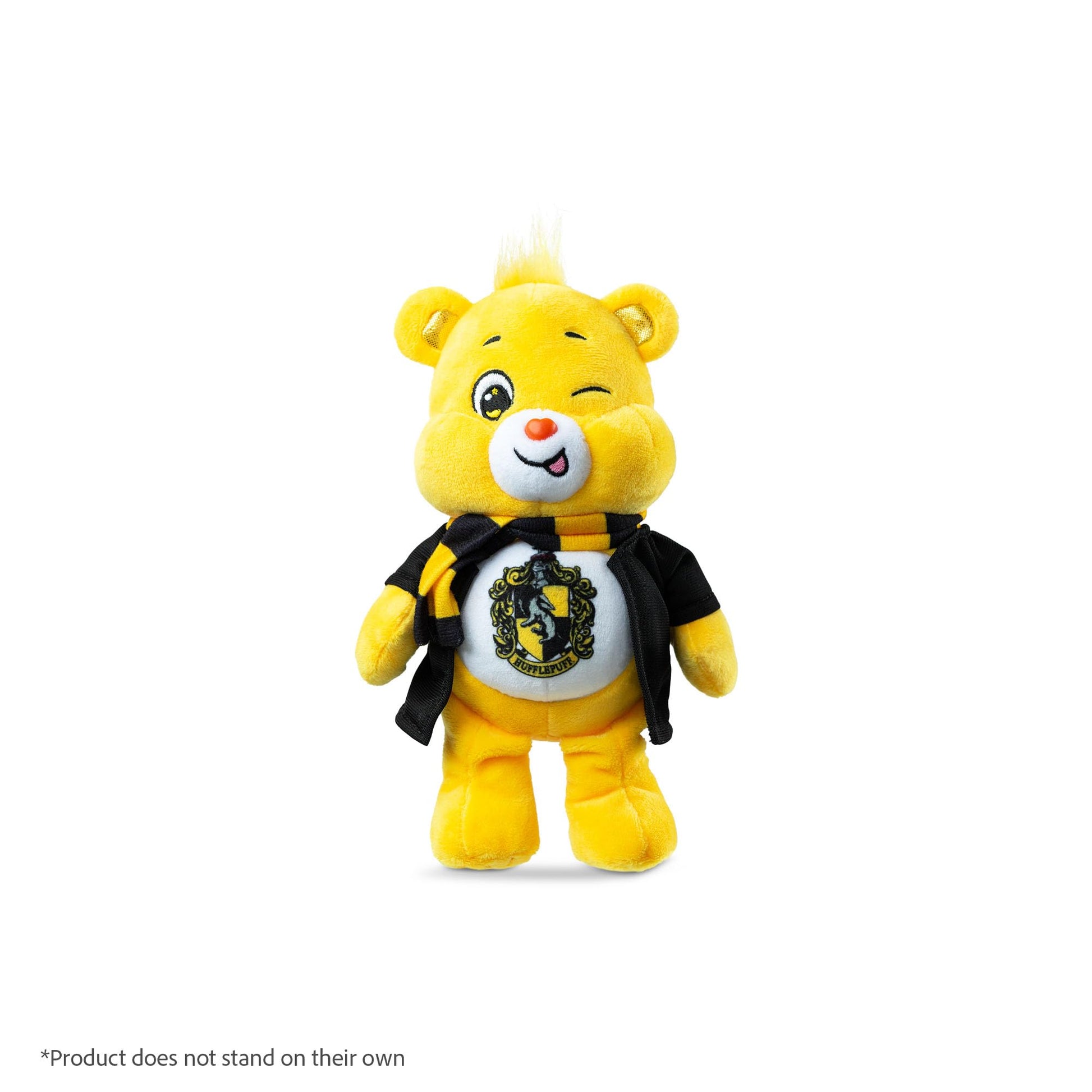Harry Potter x Care Bears - 8 Inch Plush - Soft, Huggable Plushie, Stuffed Animal for Girls and Boys, Ages 4+, Hufflepuff House Funshine Bear