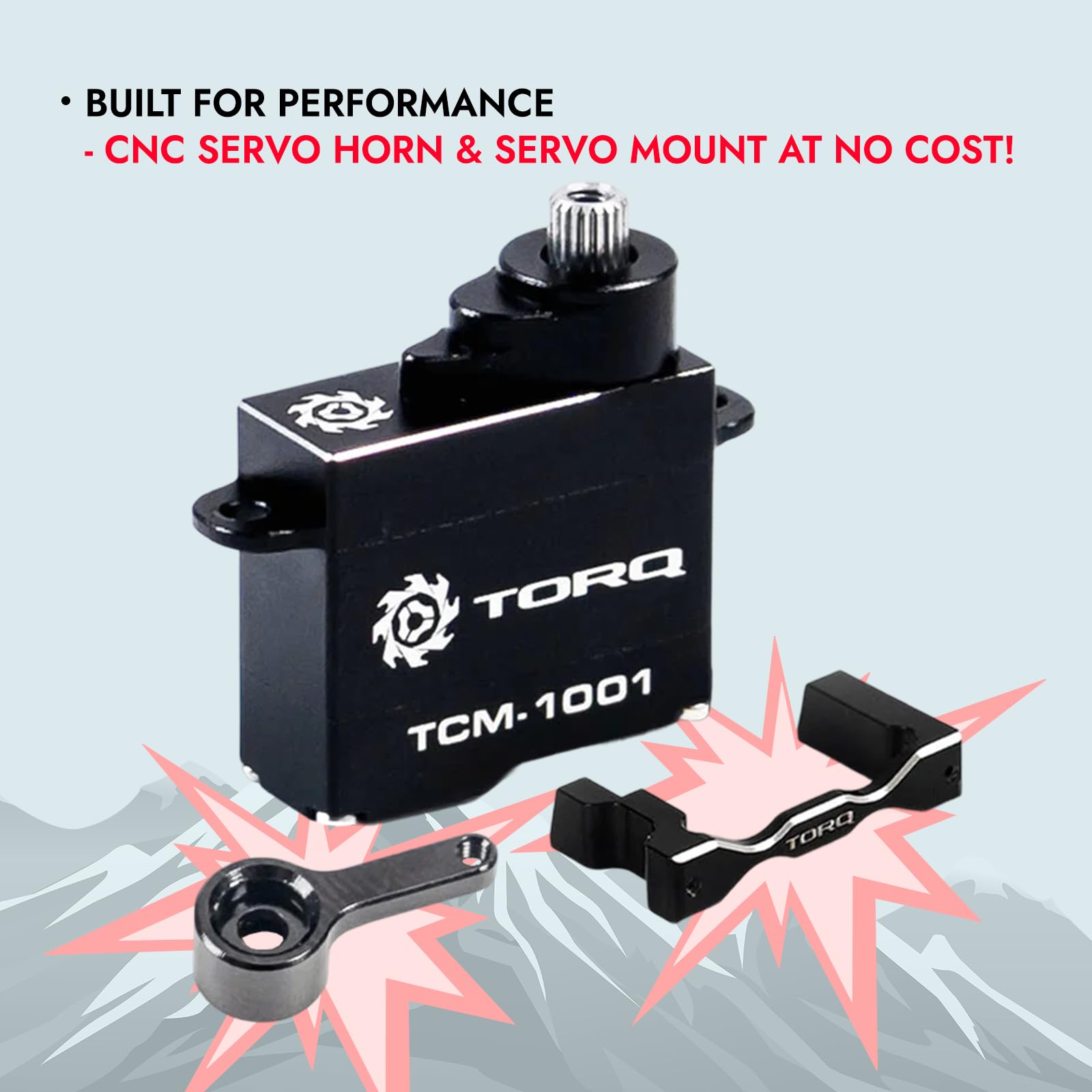 Helidirect TORQ Servo Coreless Micro Servo for Losi Micro B Upgrades Mini Z 1/27 1/28 RC Cars Brushed Mini RC Buggy 1/24 Scale Accessories High Torque