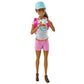 Barbie Self-Care Doll, Brunette Posable Hiking Doll with Puppy & Accessories Including Backpack Pet Carrier & Camera