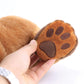 ROYLCO Theo The Sensory Companion Dog, Stuffed Animal, 2.5 lbs, Sensory Toy, Soft Fur, Heat/Cool Pack, Stuffed Animal for Children & Adults Brown