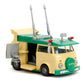 Jada Teenage Mutant Ninja Turtles Party Wagon - Hollywood Rides 1:32 Scale Die-Cast, Opening Doors, Detailed Interior - Collectible for Adults & Kids