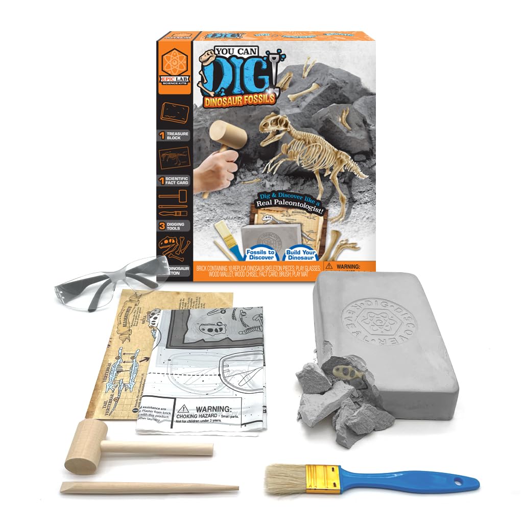 ArtSkills Dinosaur Fossil Digging Kit for Kids Dinosaur Excavation Dig Kit