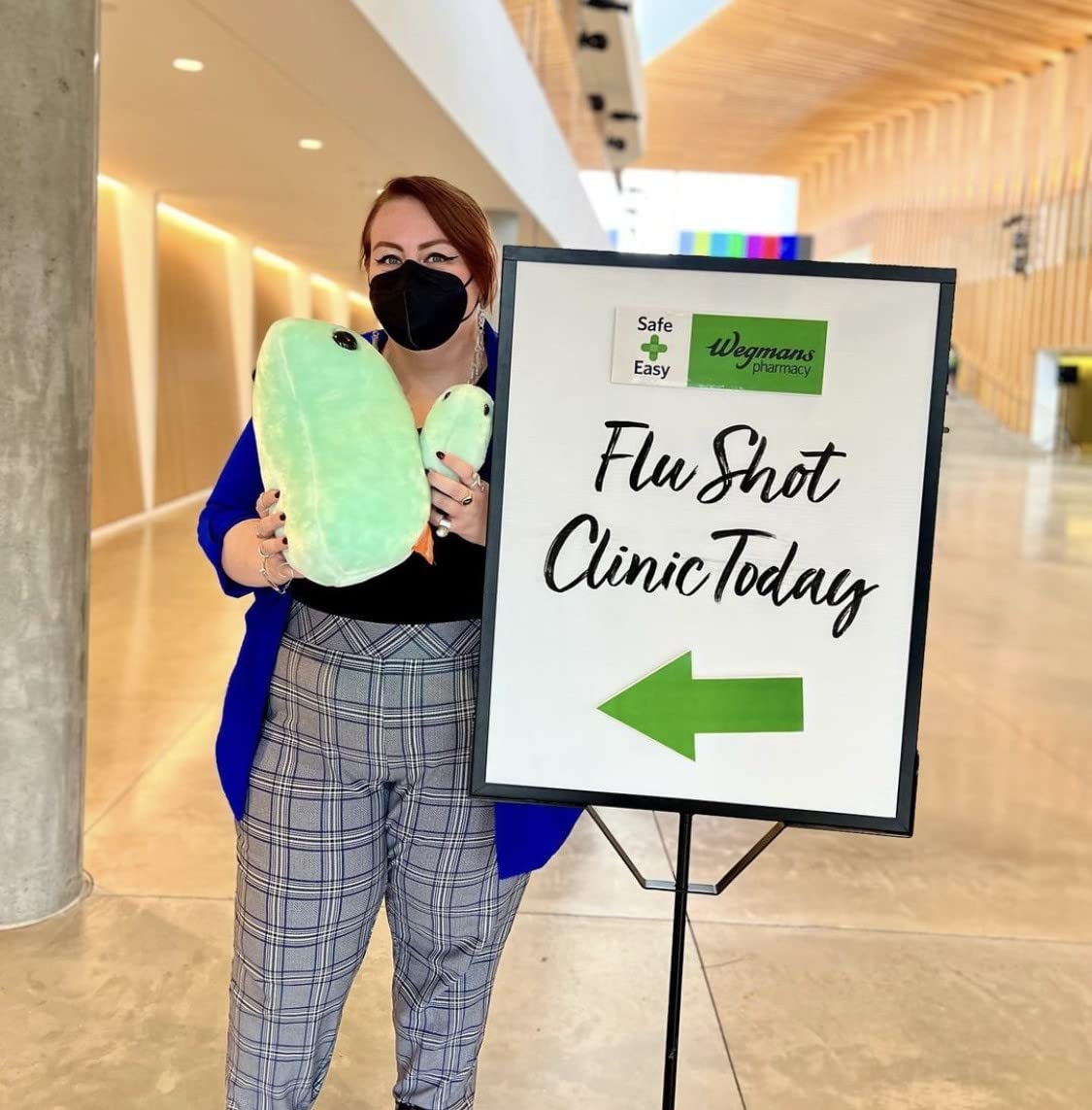 GIANTmicrobes Flu Plush -Learn About Your Respiratory System with This Fun get Well Gift for Friends, Family, Students, Doctors, Nurses and Scientists