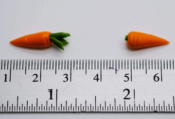 40 Mix Loose Carrots Vegetable Dollhouse Miniatures Food Kitchen