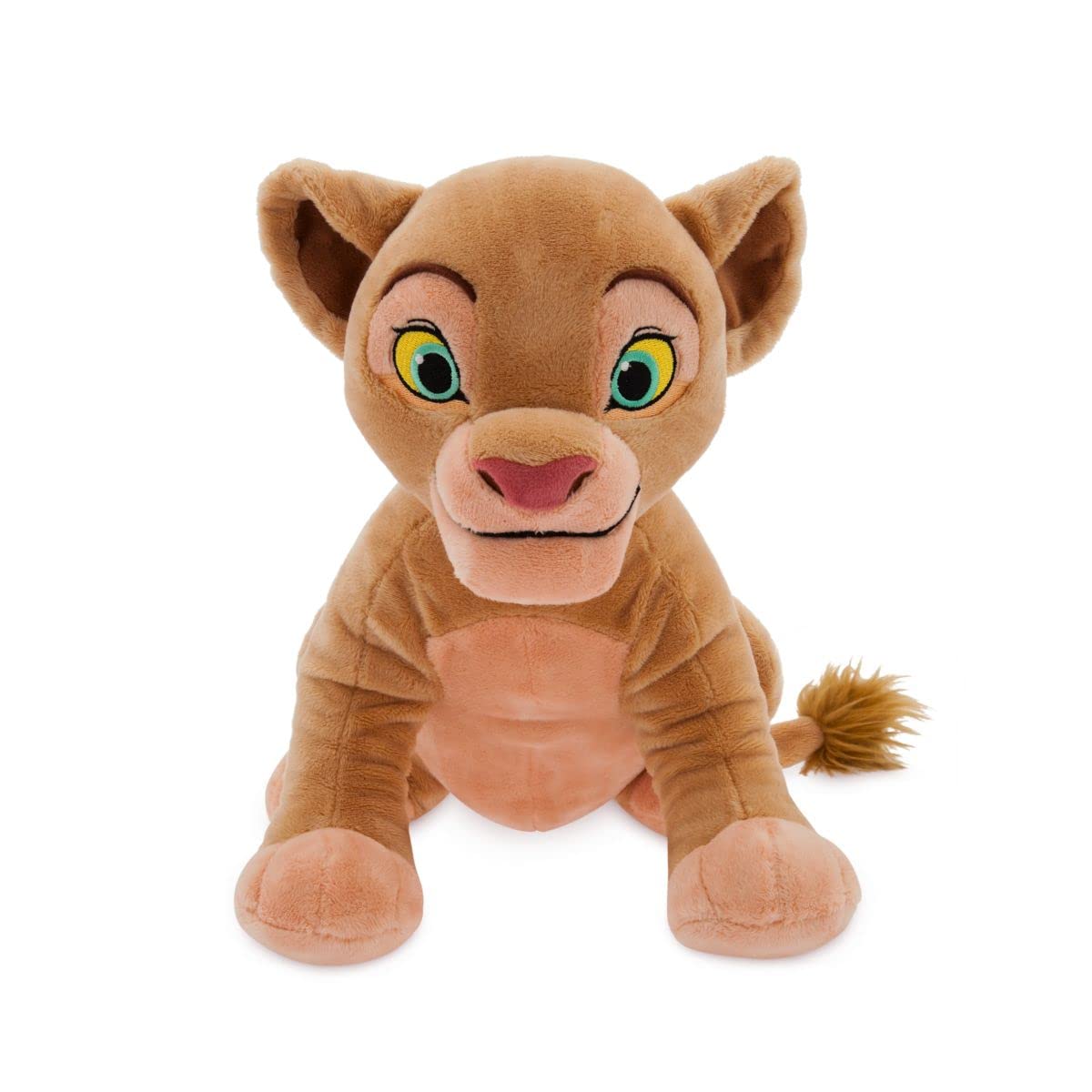 Disney Store Official Nala Medium Soft Toy for Kids, Cuddly Character with Fuzzy Texture and Embroidered Details, Furry Tail Tuft, Disney Plushy