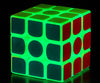 AMAZA 3x3 Fluorescent Speed Cube, Green Luminous, Plastic, Puzzle, 1 Set, 1 Piece, 1 Count, Adult