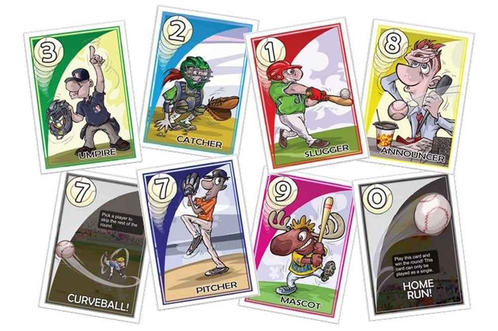 Exploding Eyeballs Curve Ball Baseball Card Game | for Baseball Fans, Families & Kids