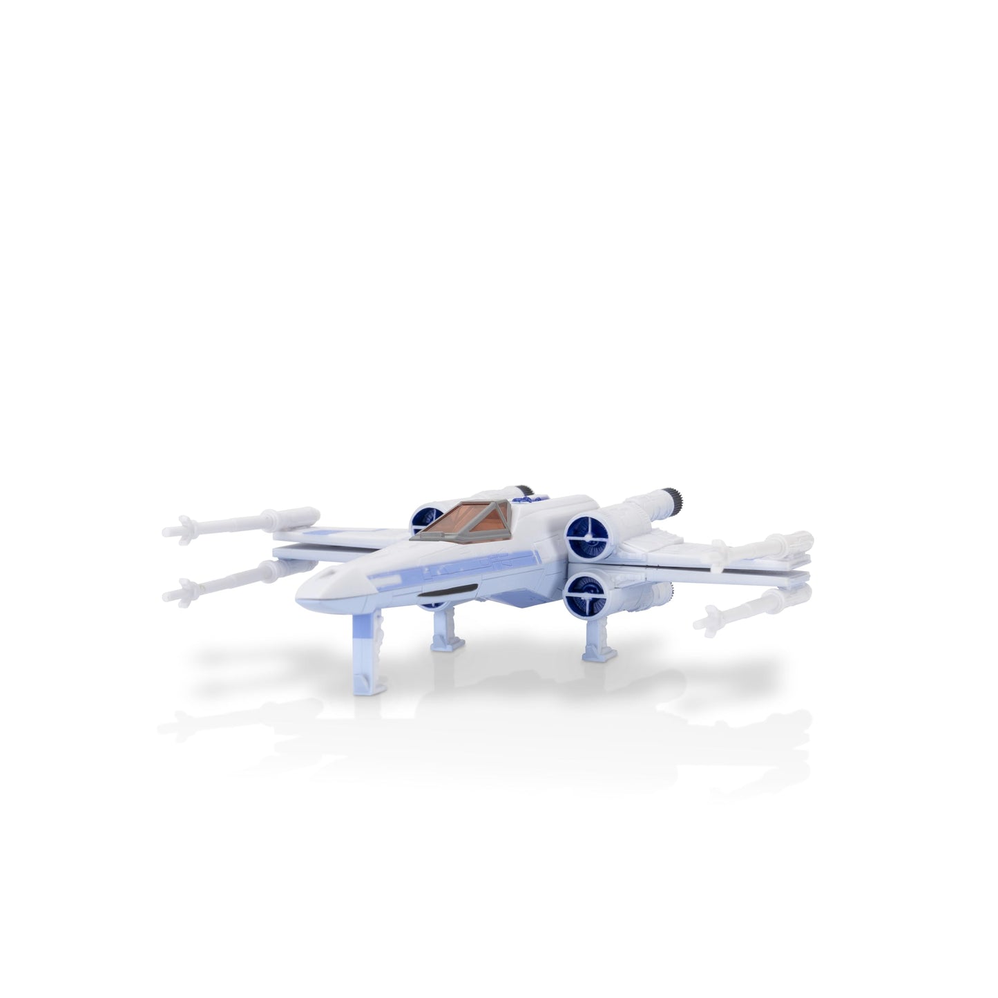 Star Wars Micro Galaxy Squadron Visions X-Wing - 5-Inch Vehicle with Two 1-Inch Micro Figure Accessories