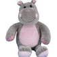 Stuffems Toy Shop Make Your Own Stuffed Animal 16" "Happy the Hippo - No Sew - Kit with Cute Backpack!