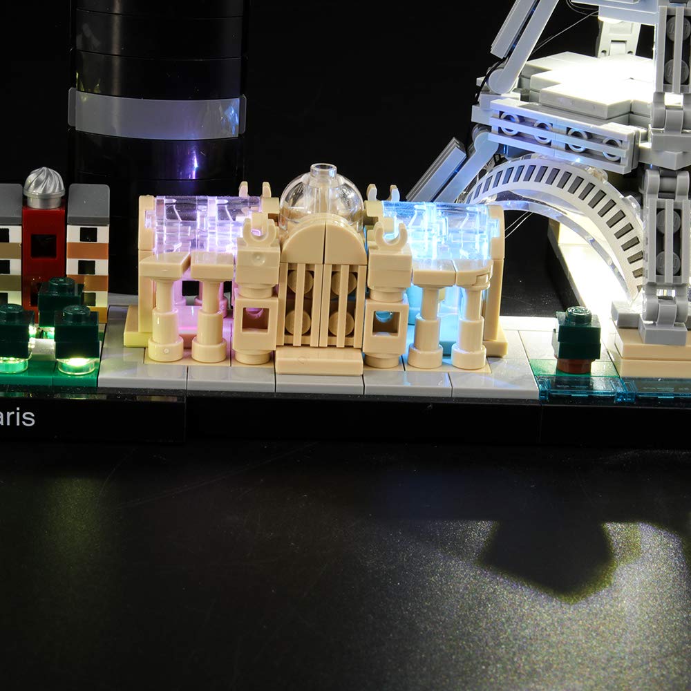LIGHTAILING Light Set for (Architecture Paris) Building Blocks Model - Led Light kit Compatible with Lego 21044(NOT Included The Model)
