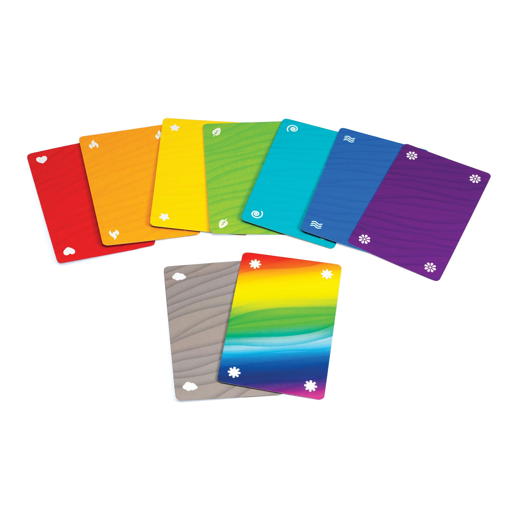 Outset Media Rainbow - A Strategic Two Player Game - Be the First to Create 6-Card Rainbow Sets - Ages 7 and up