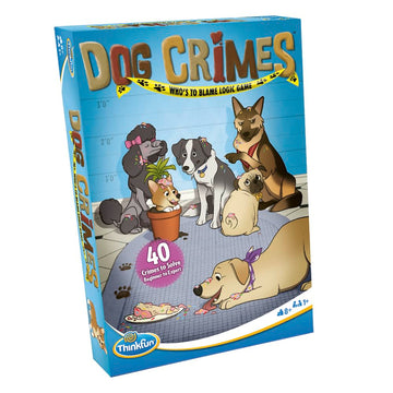 ThinkFun Dog Crimes Logic Game - Engaging Brainteaser for Kids and Adults | Fun Detective Theme | Memory and Reasoning Skill Builder | Unique Artwork