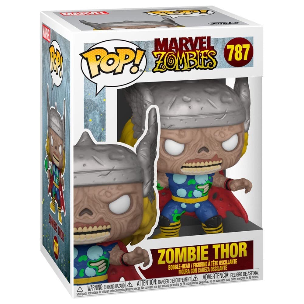 POP Funko Marvel Zombies #787 - Thor Zombie - Glow in The Dark Special Edition Figure 55646 - Marvel Figure Funko