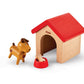 Hape Family Pets Wooden Dollhouse Animal Set