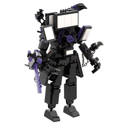 Huncdfe Toilet Blocks Toys TV Man Building Blocks Toys,Construction Playset Blocks Action Figure Building Blocks for Adults Kids 396 PCS